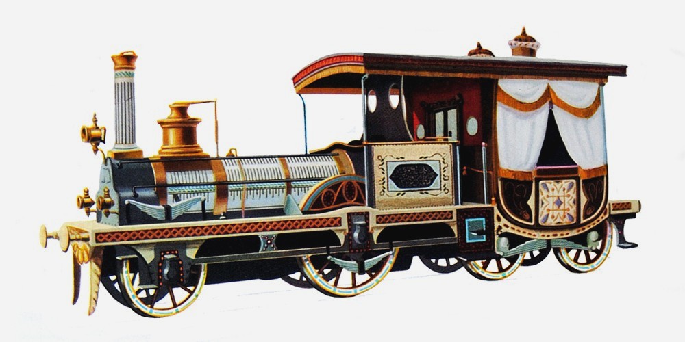Locomotive of the viceroy of Egypt